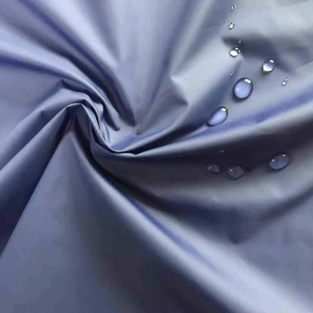 Water repellent fabric treatment example for custom bag material discussions