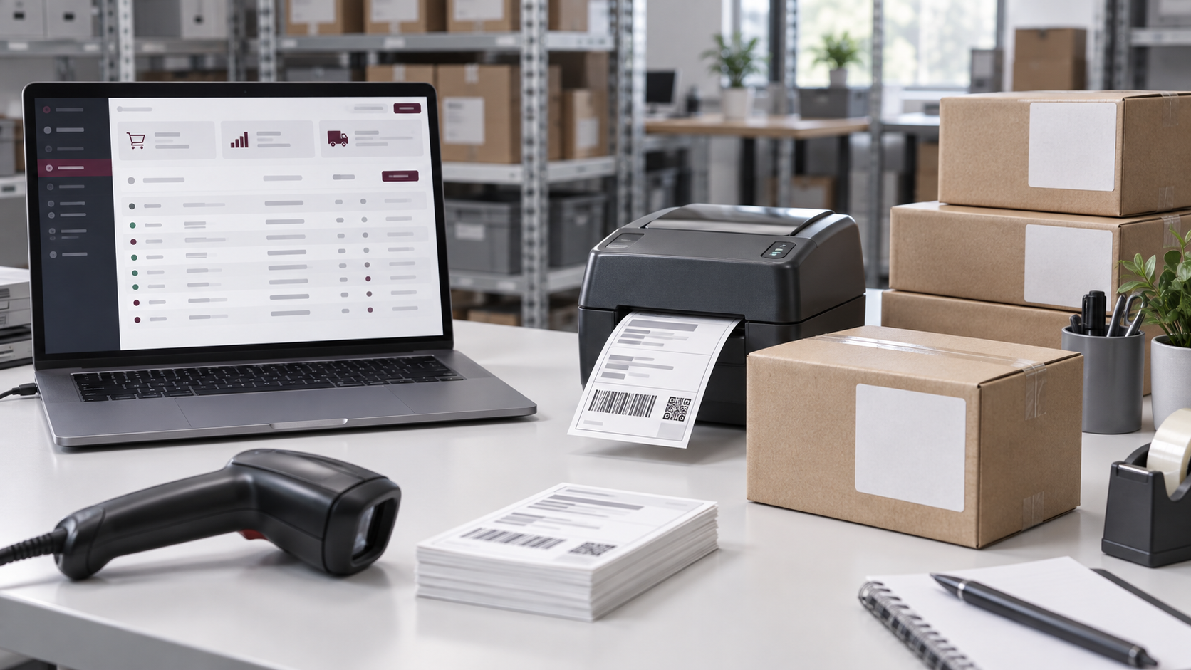 ERP order integration workflow for ecommerce order import and tracking number handling