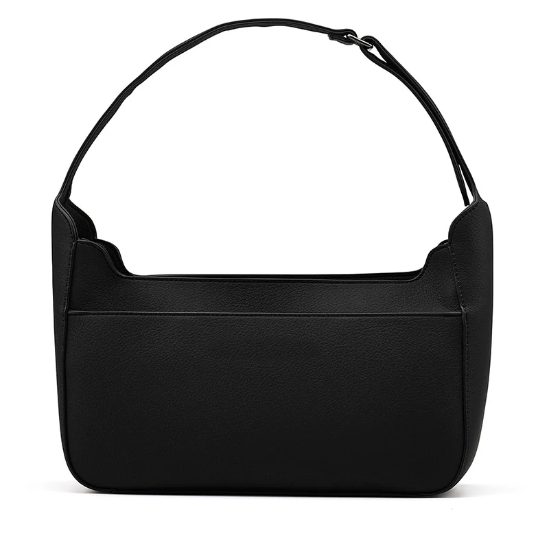 Organiseur de poussette aspect cuir zippé