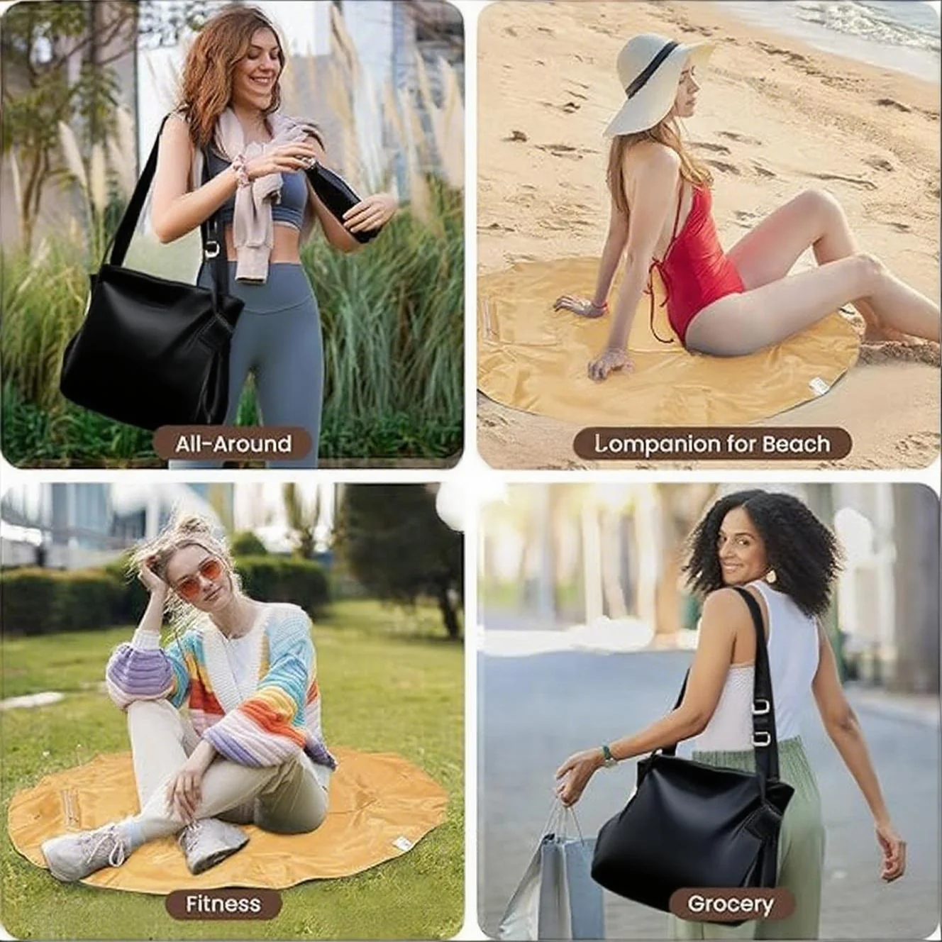 Polyester Outdoor Blanket & Picnic Mat Portable Beach Camping Folda - full product view for catalog card and detail hero