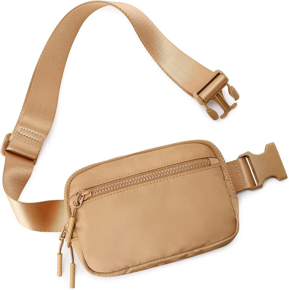 Custom Polyester Waist Bag For Outdoor Sports Camping & Climbing With Zipp