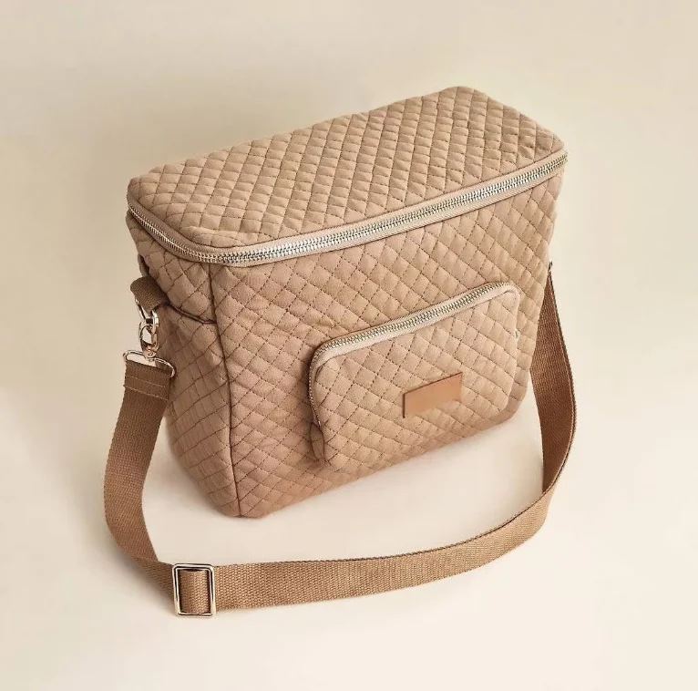 Sac à langer en polyester zippé