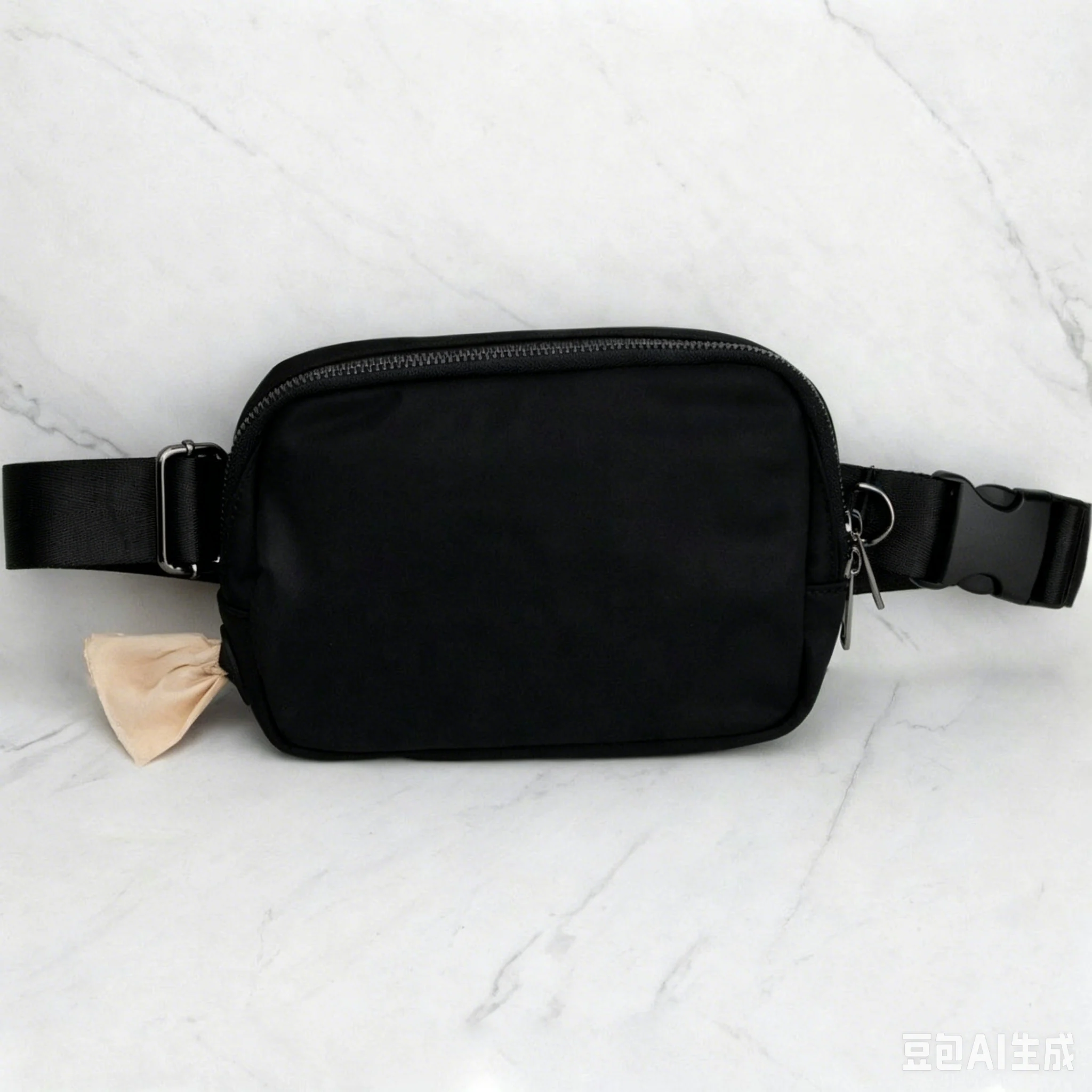 Sac bouteille en nylon zippé