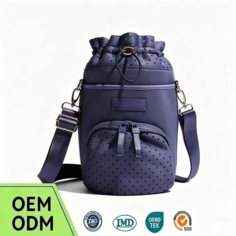 Sac bouteille en néoprène zippé