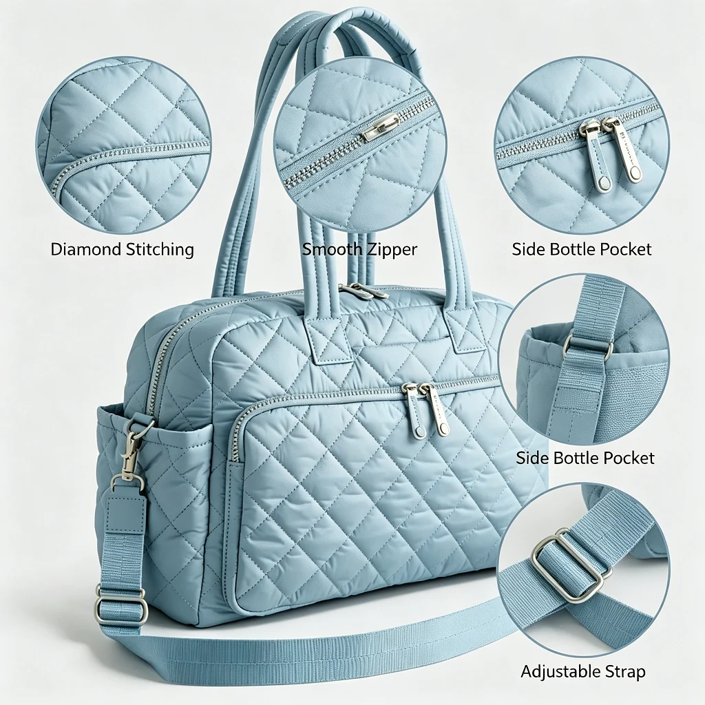borsone nylon personalizzata
