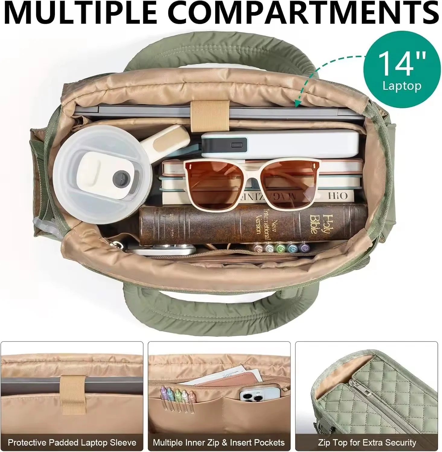 Custom PU Bible Cover Bag