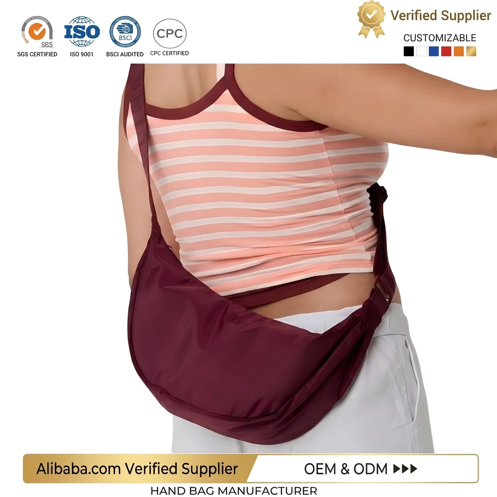 Custom Polyester Shoulder Bag reference style