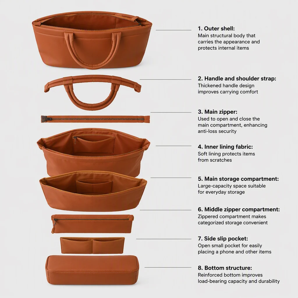 borsa tote nylon personalizzata