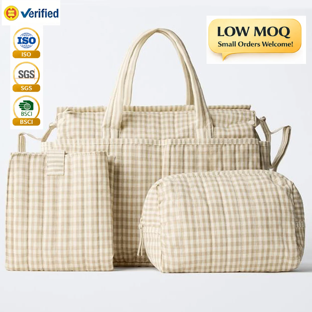 bolsa de maternidade algodão personalizada