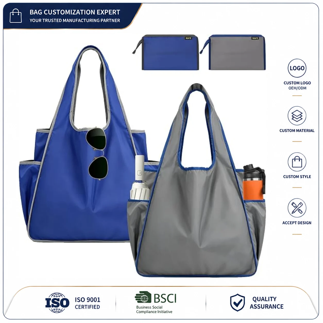 Tote bag en nylon