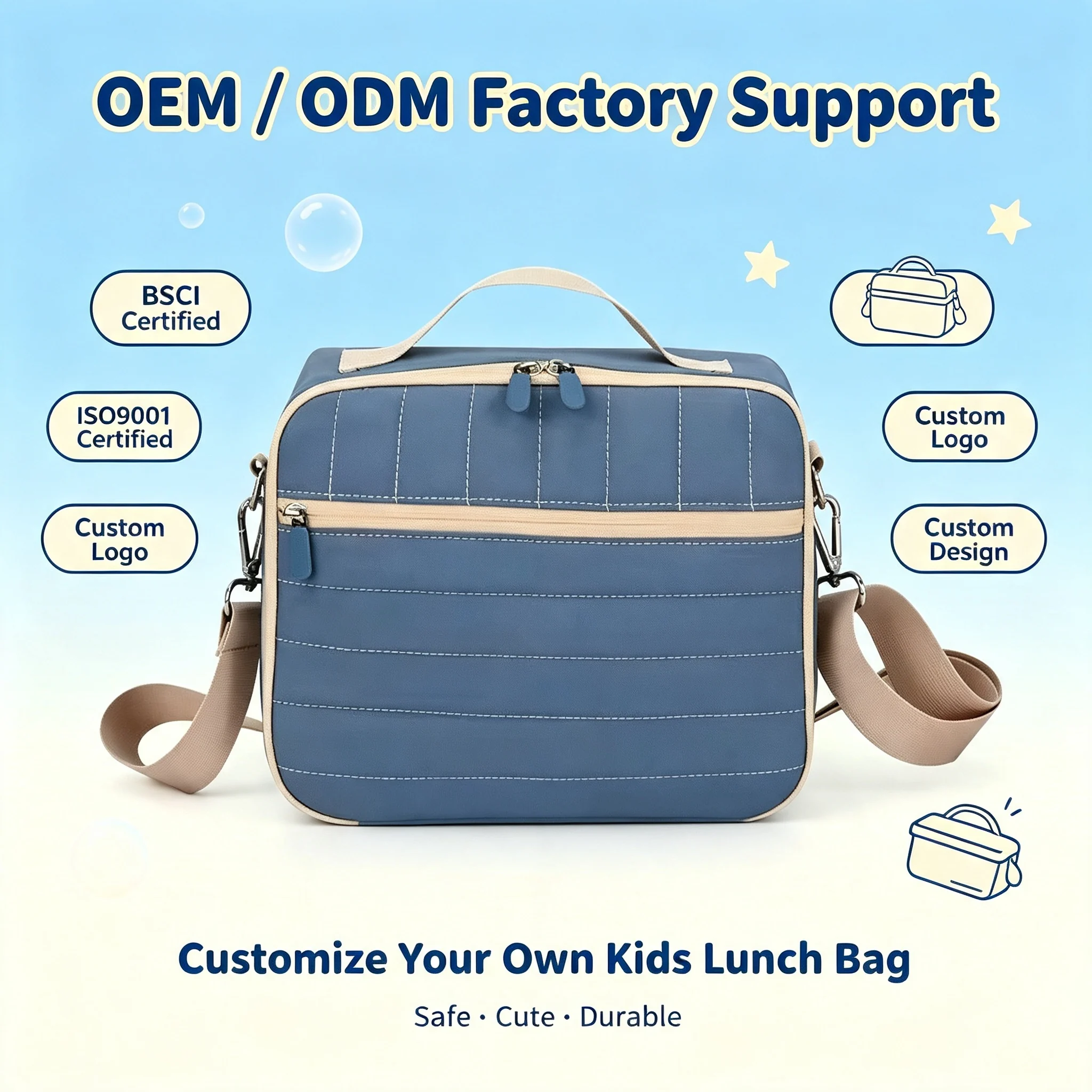 Custom Nylon Lunch Cooler Bag