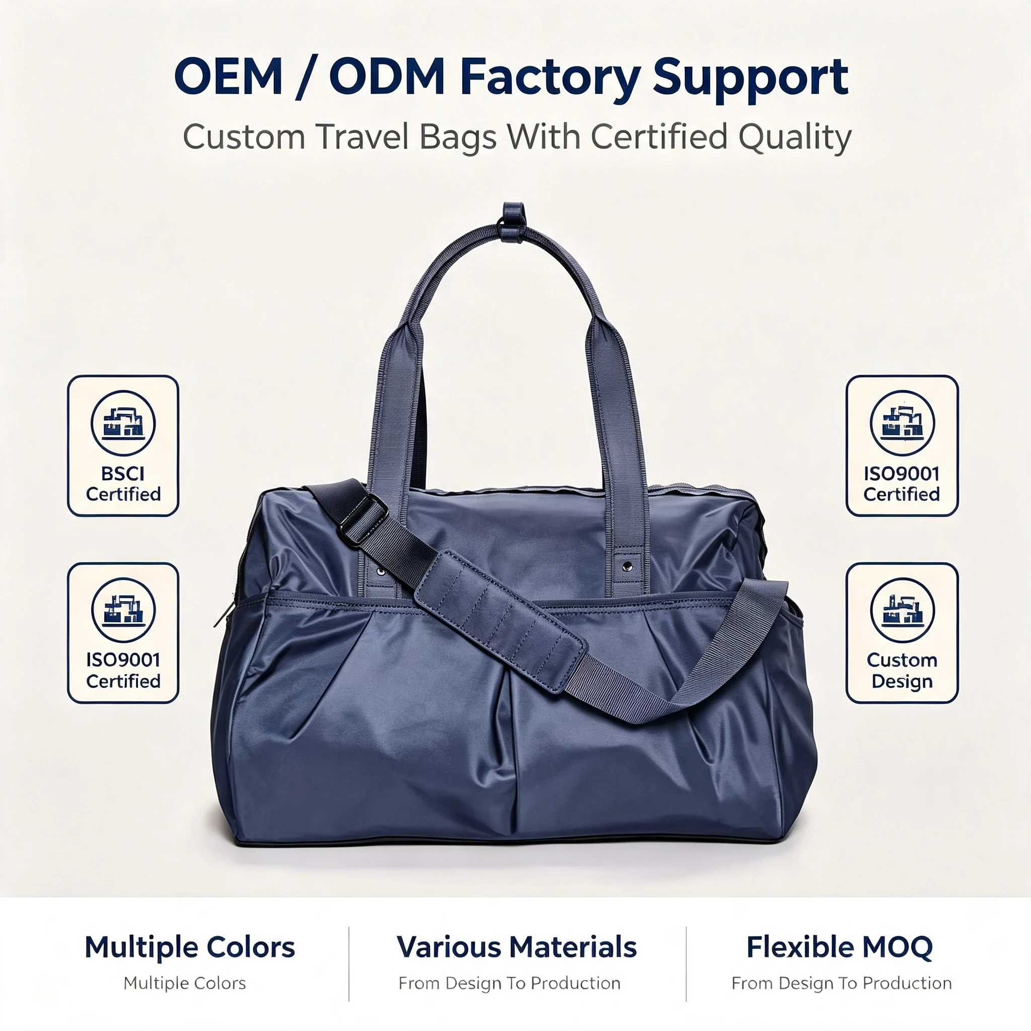 Custom Nylon Duffel Bag