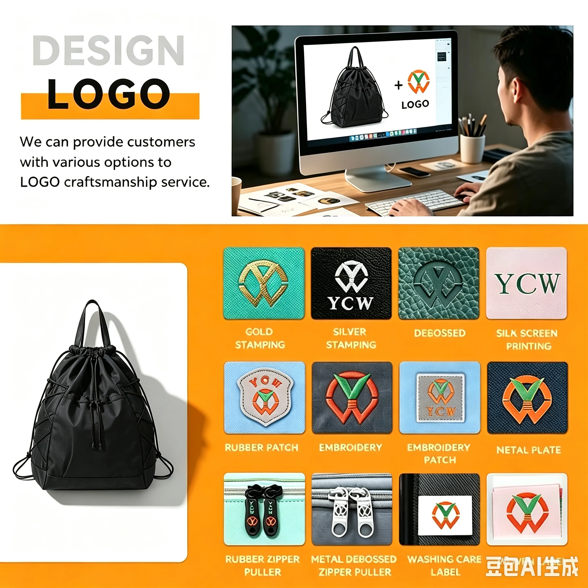 Custom Polyester Backpack