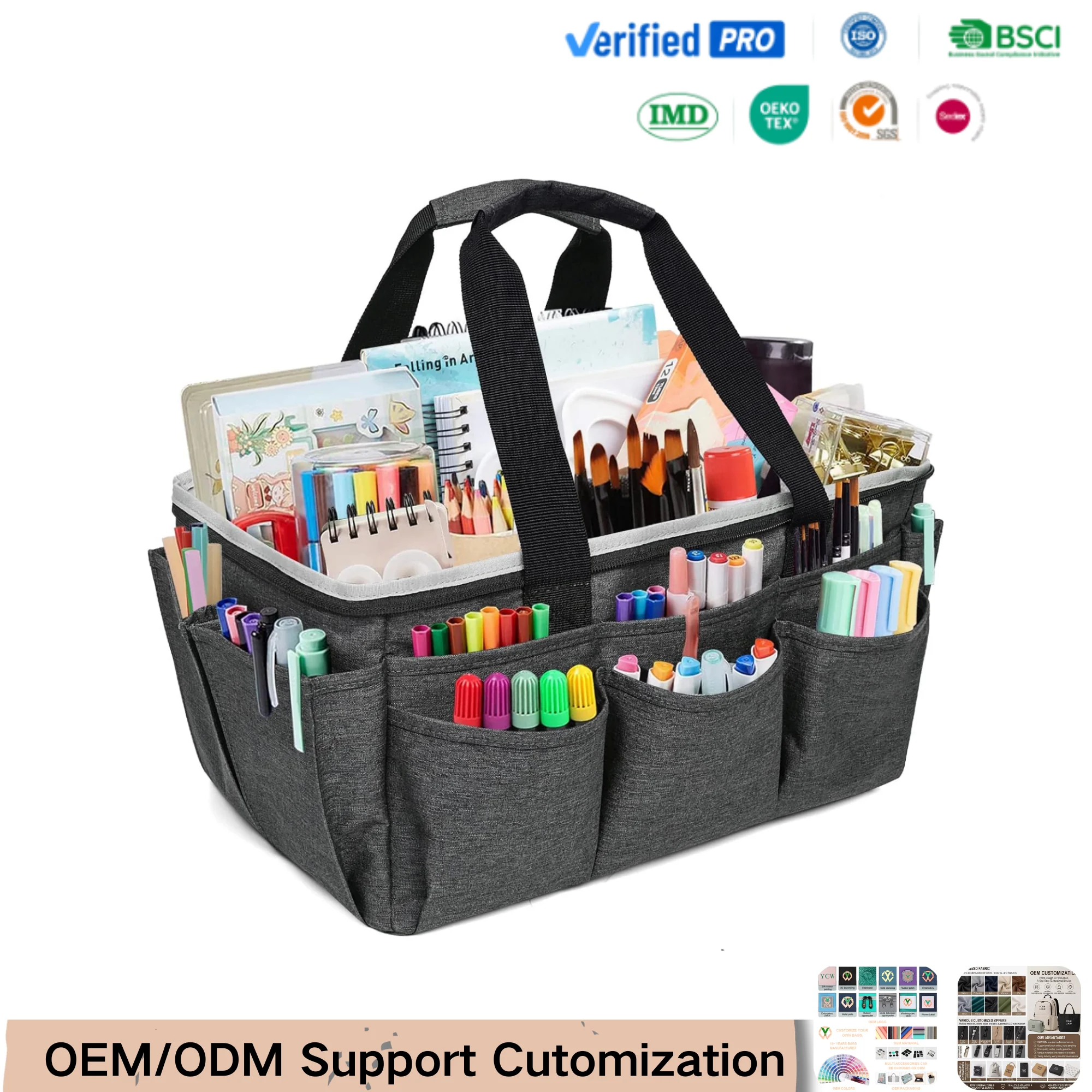 Custom Craft Sewing Storage Tote