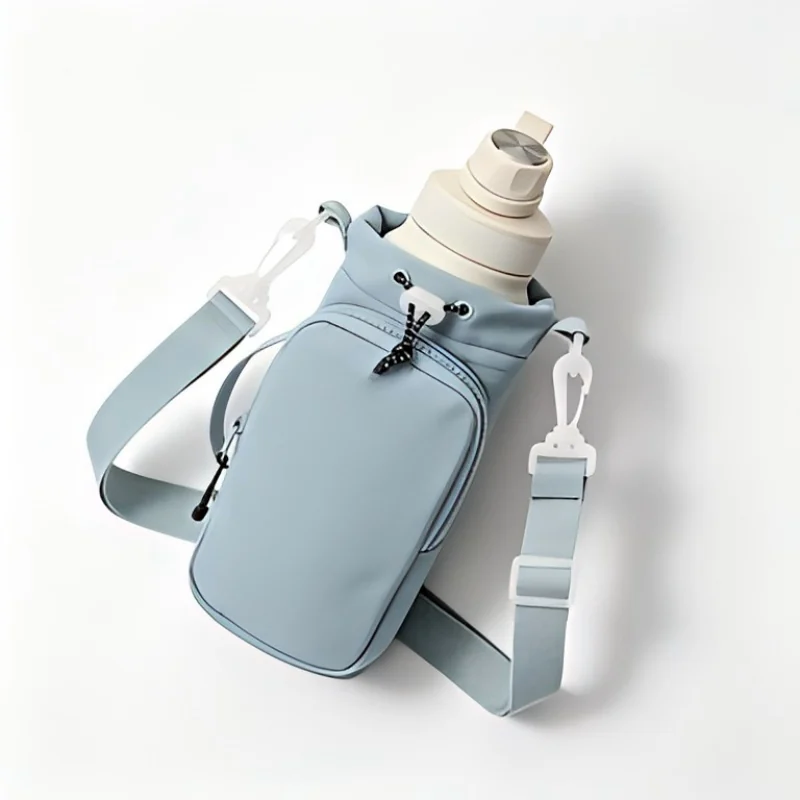 Custom Water Bottle Carrier Sling Bag clean product or use-scene view