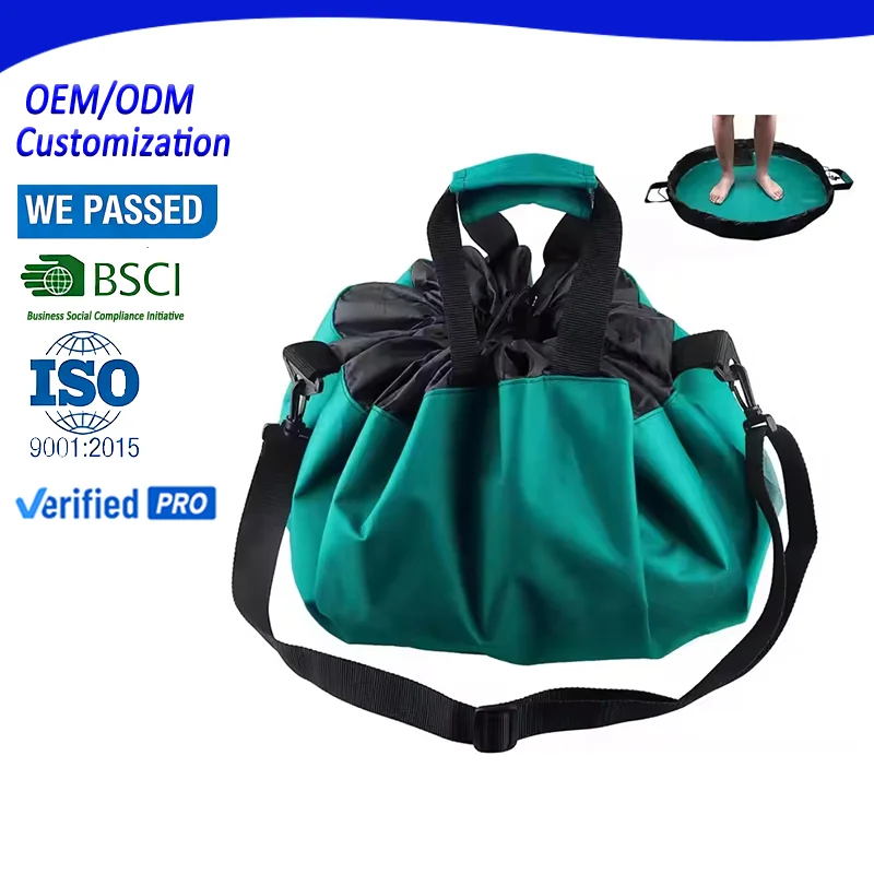 tas met omkleedmat voor wetsuits op maat