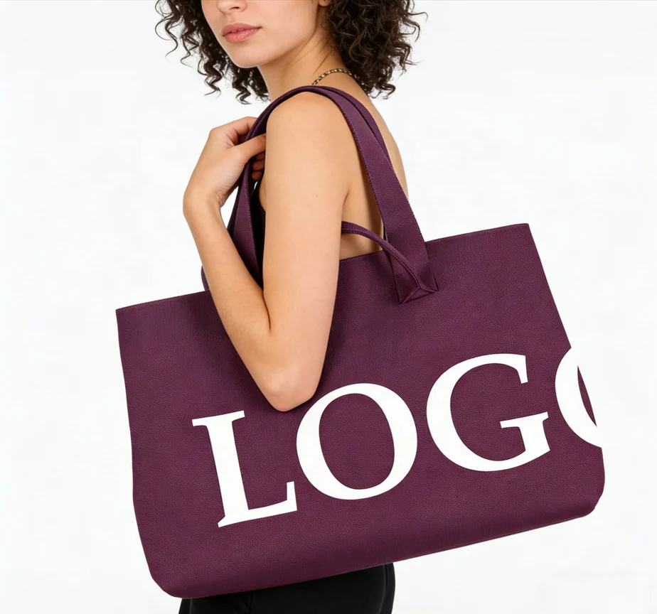 Custom Knit Tote Bag clean product or use-scene view