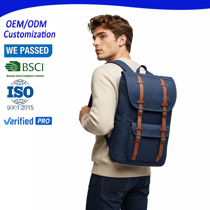 Custom Vintage Hiking Backpack