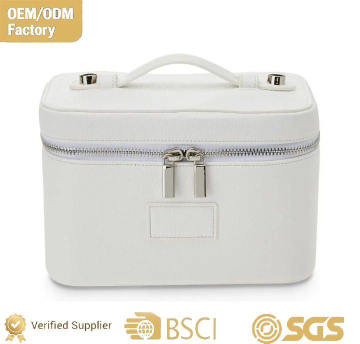Custom travel makeup vanity case for private label bag manufacturing