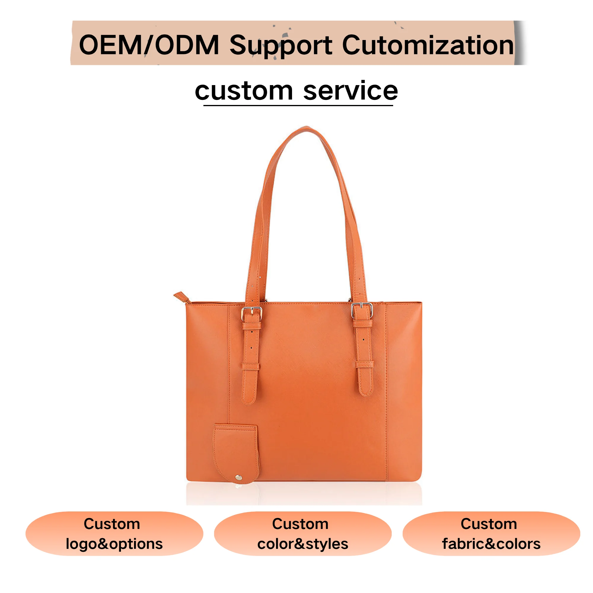 Custom embroidered travel shopping tote for private label bag manufacturing