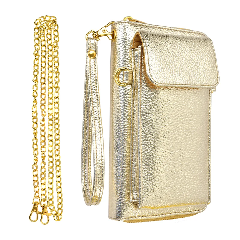 Custom pu phone crossbody purse for private label bag manufacturing