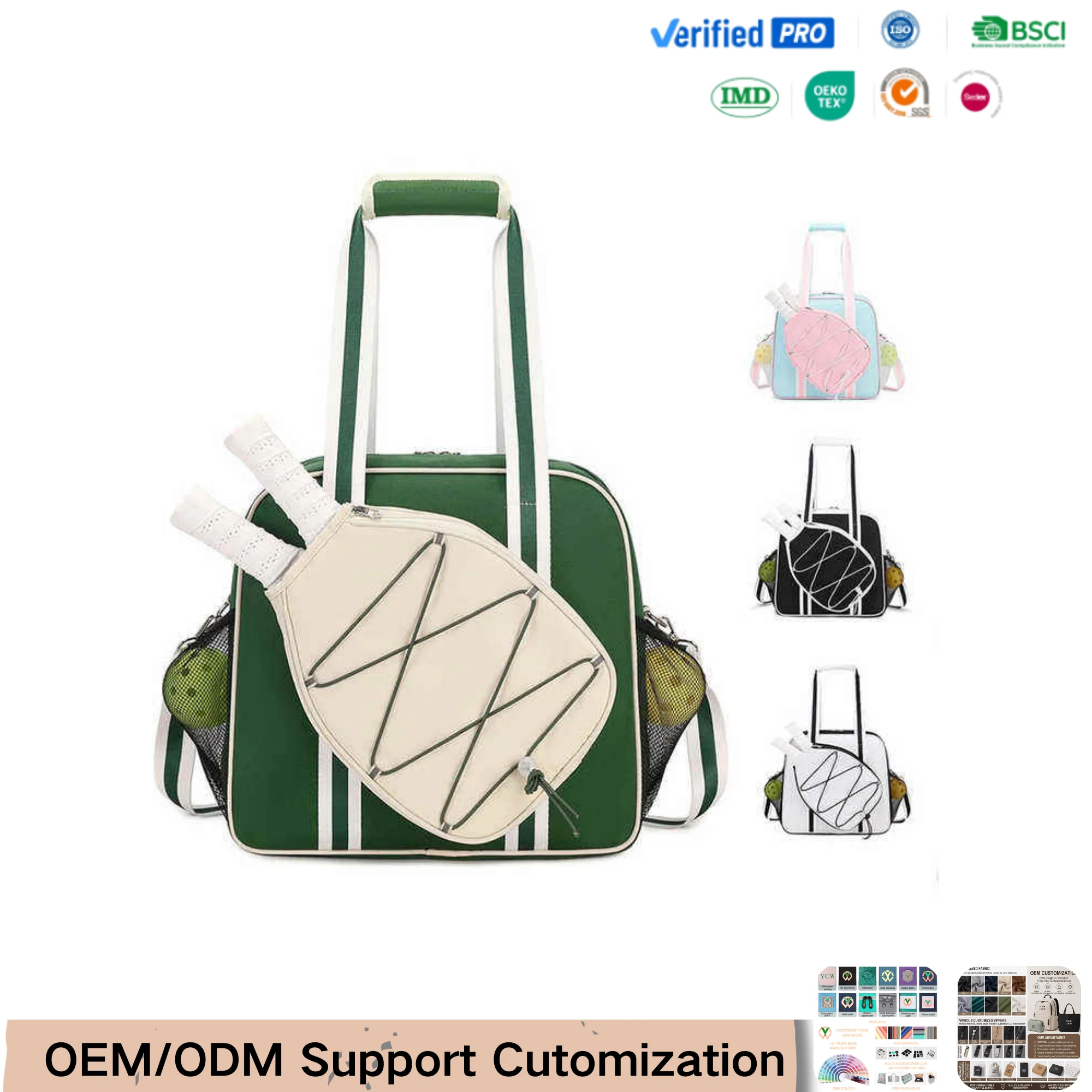 borsa tote pickleball personalizzata