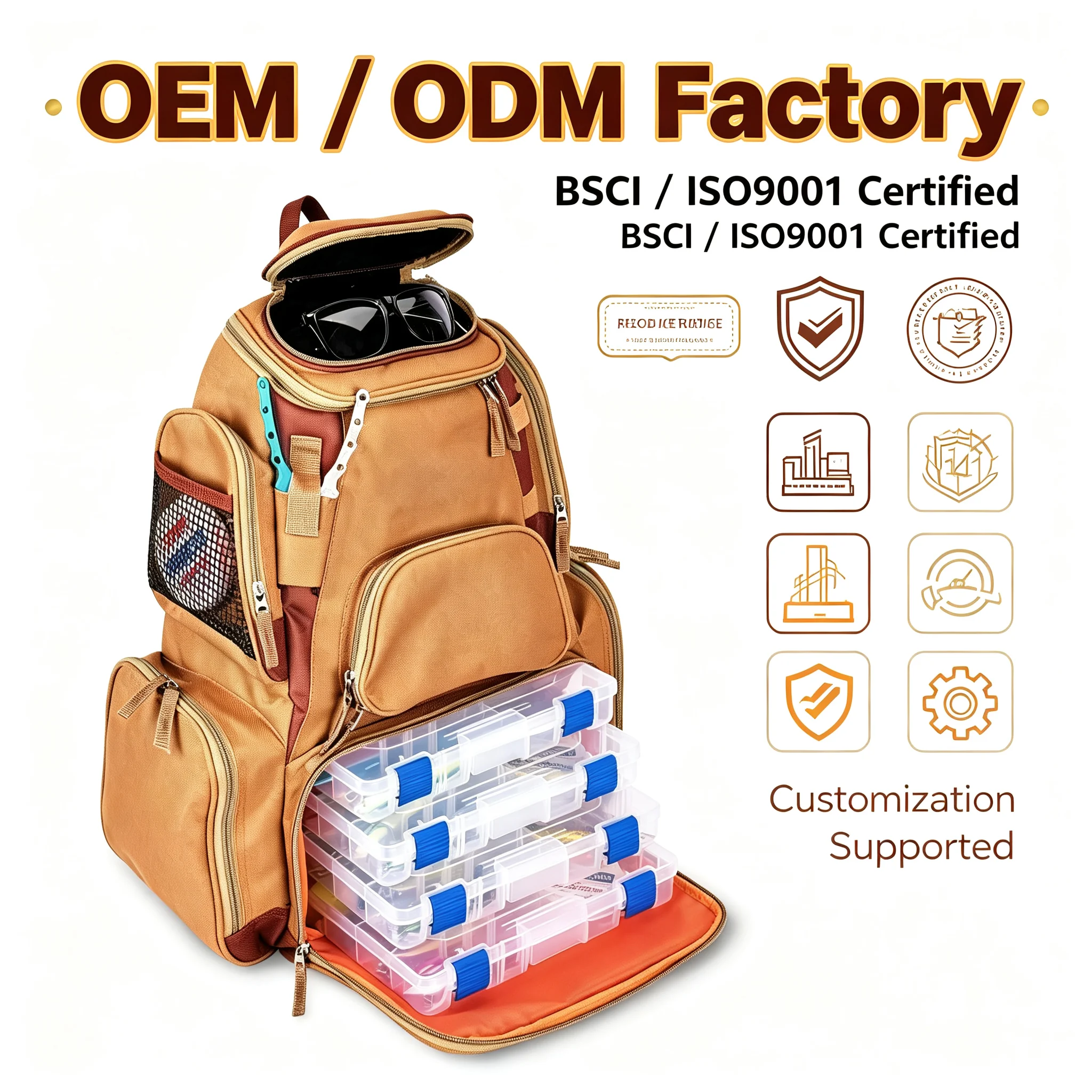 borsa pesca personalizzata