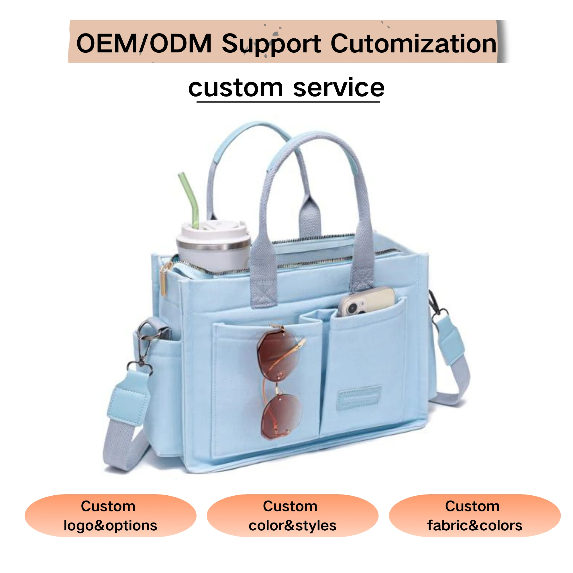 Custom Canvas Shopping Tote Bag