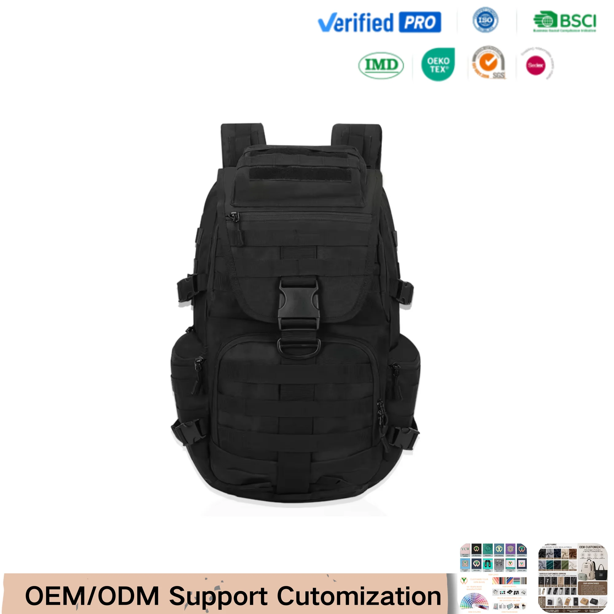 zaino tattico personalizzato