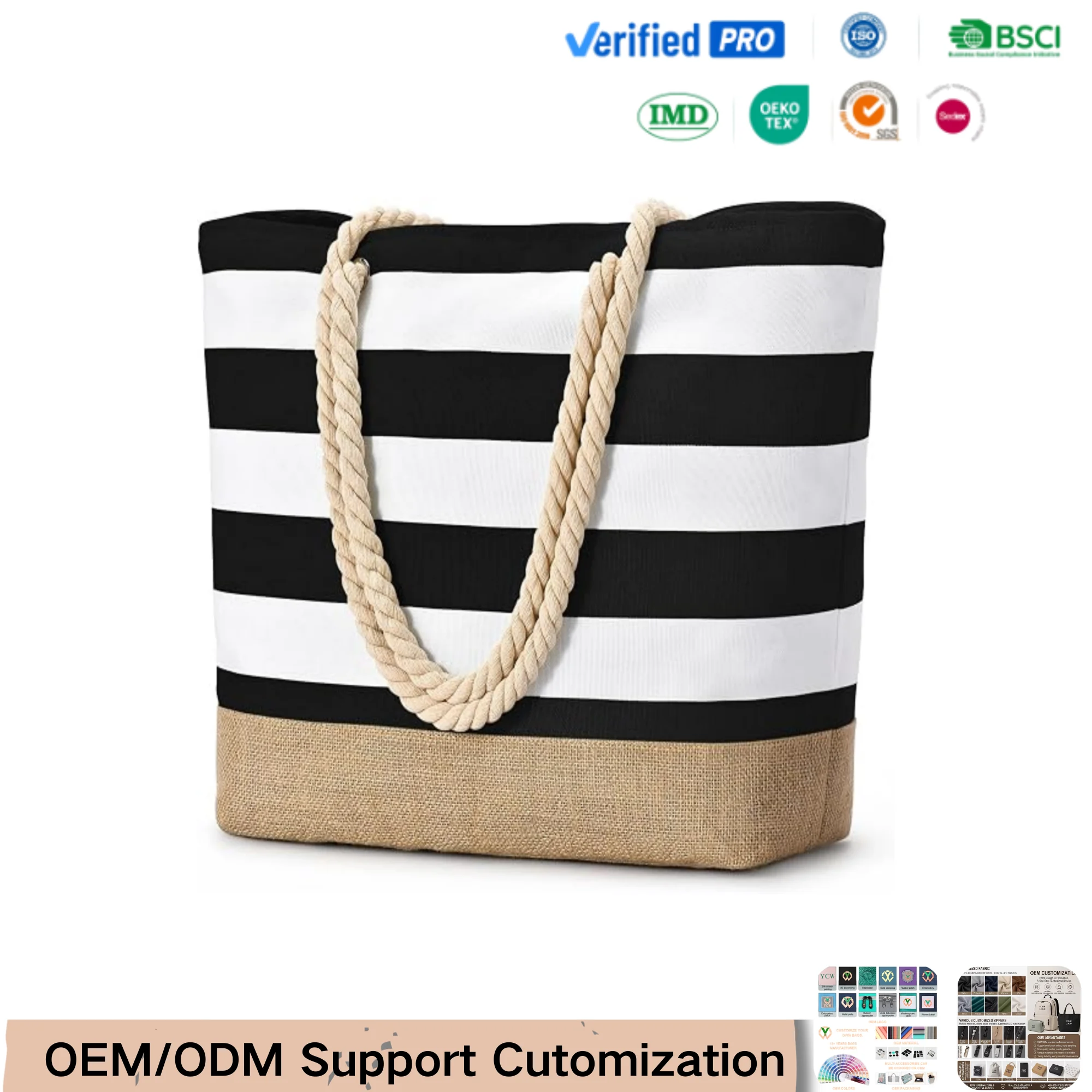 Custom Canvas Shopping Tote Bag