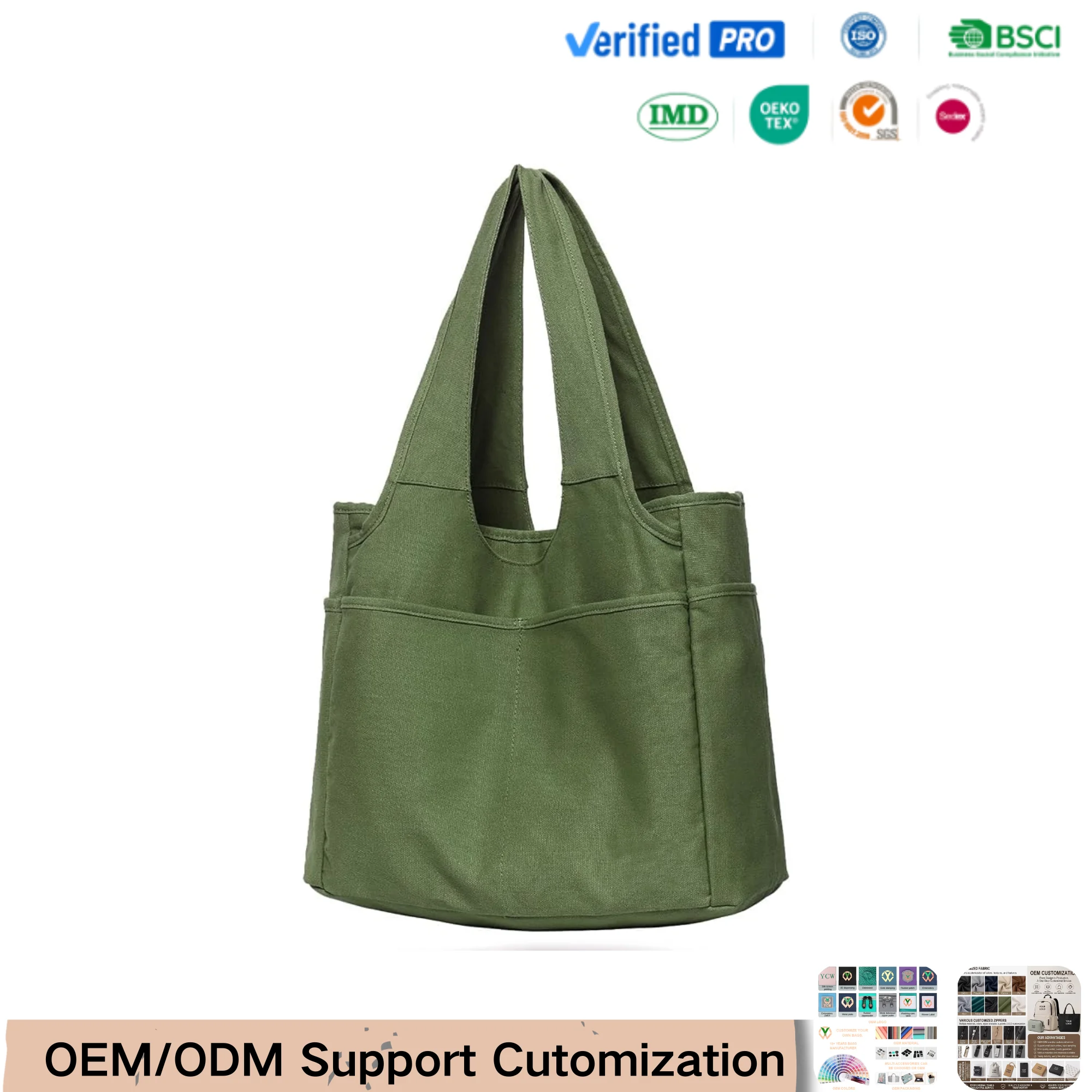 Custom Utility Large Tote Bag