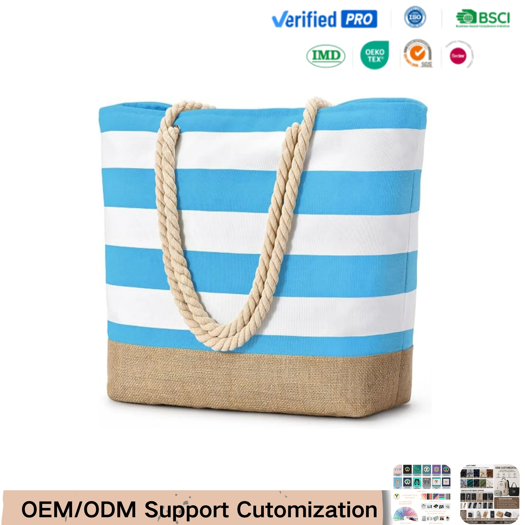 Custom Large Canvas Tote Bag