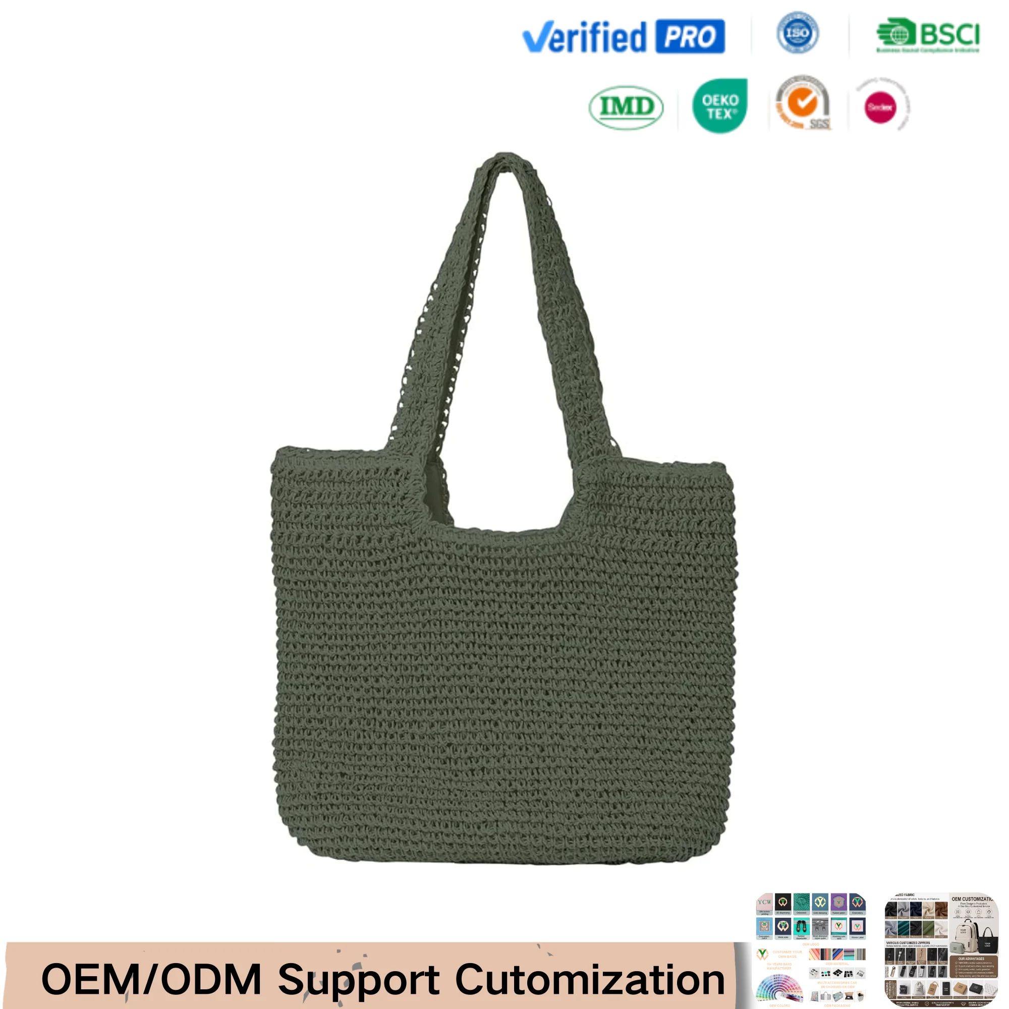 Custom Heavy Duty Canvas Beach Tote