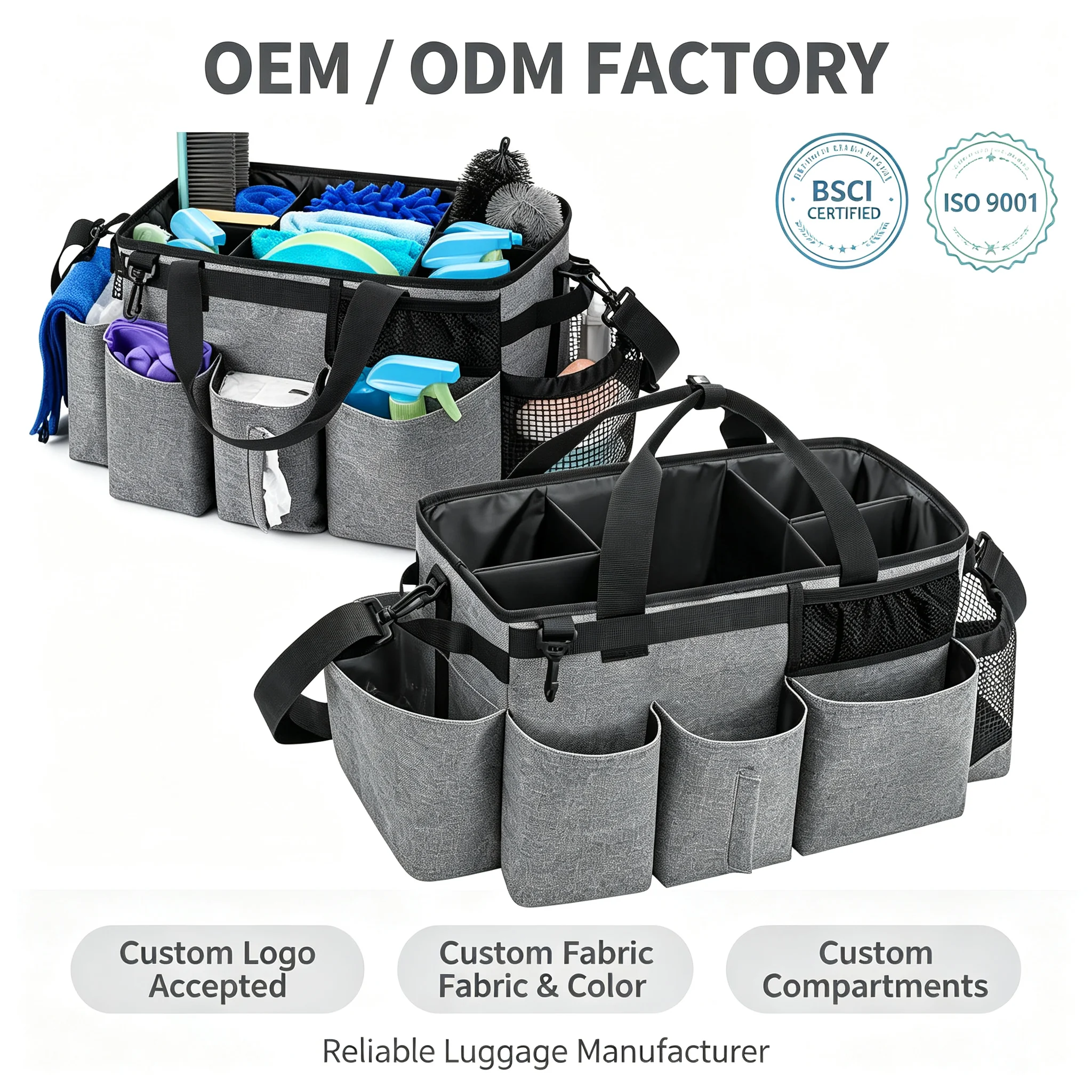 Custom Cleaning Caddy Bag