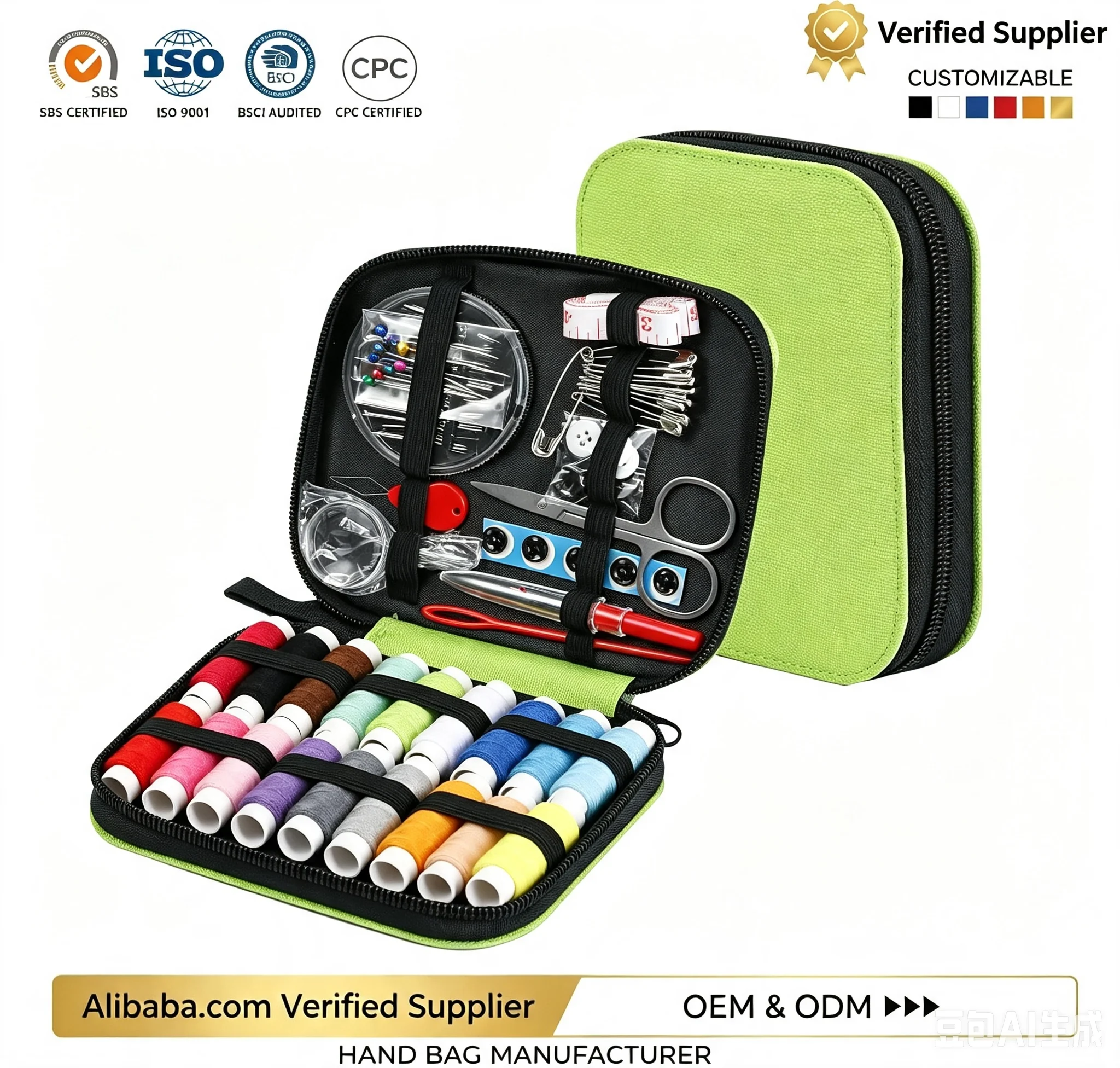 Custom Sewing Kit Storage Bag