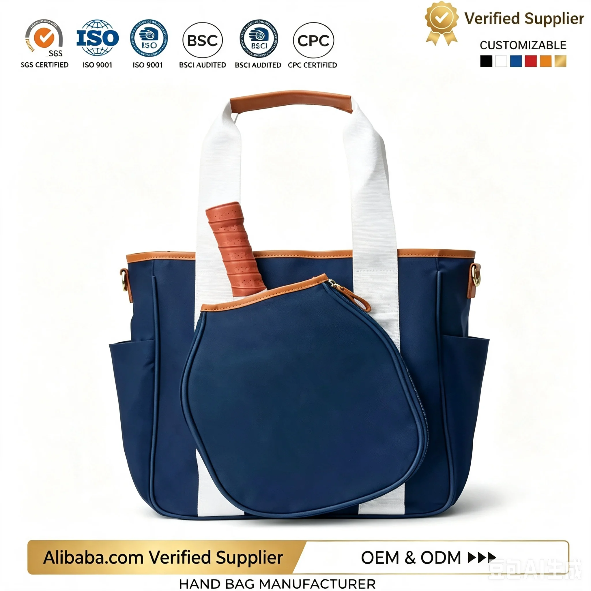 borsa racchette personalizzata