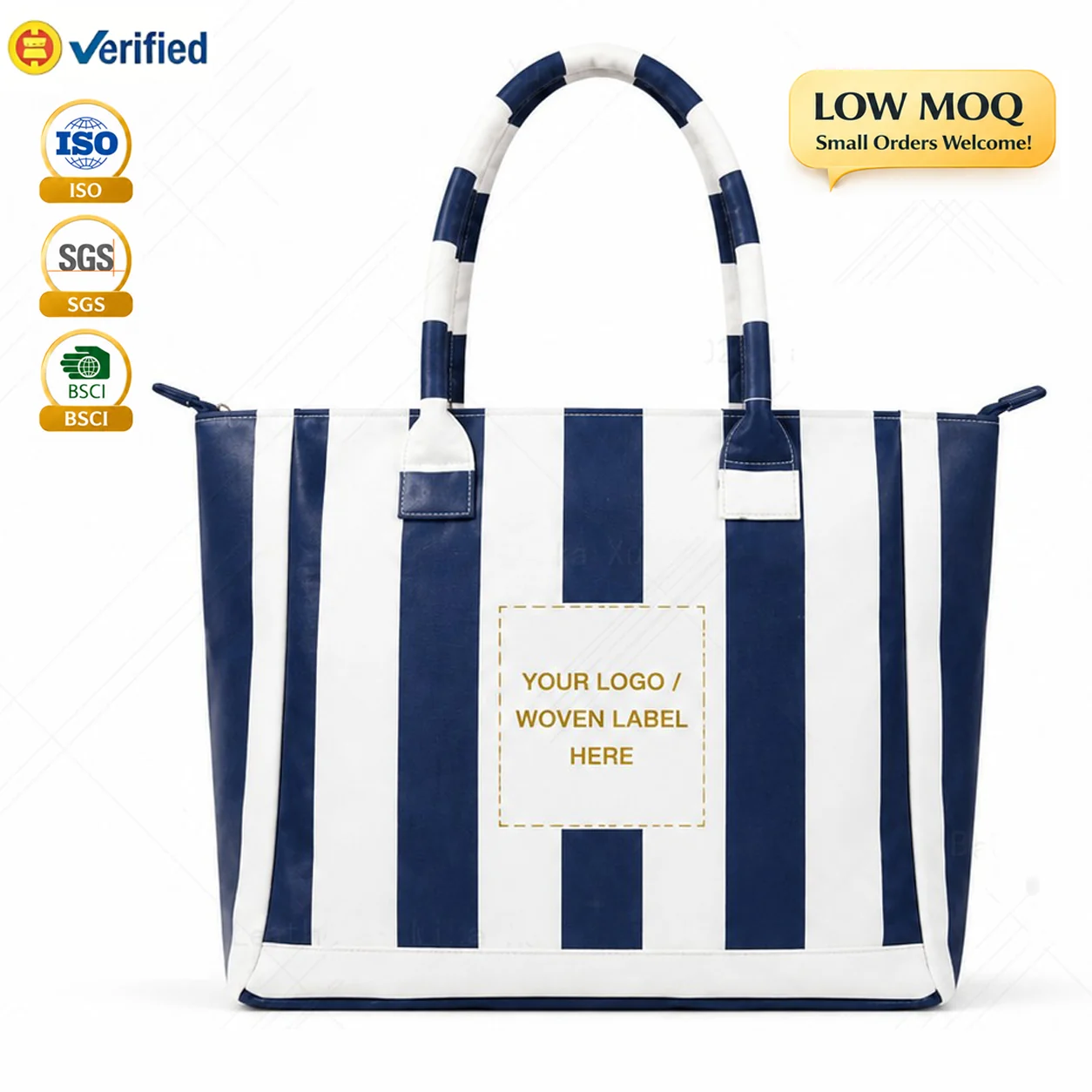 Custom Canvas Laptop Tote Bag