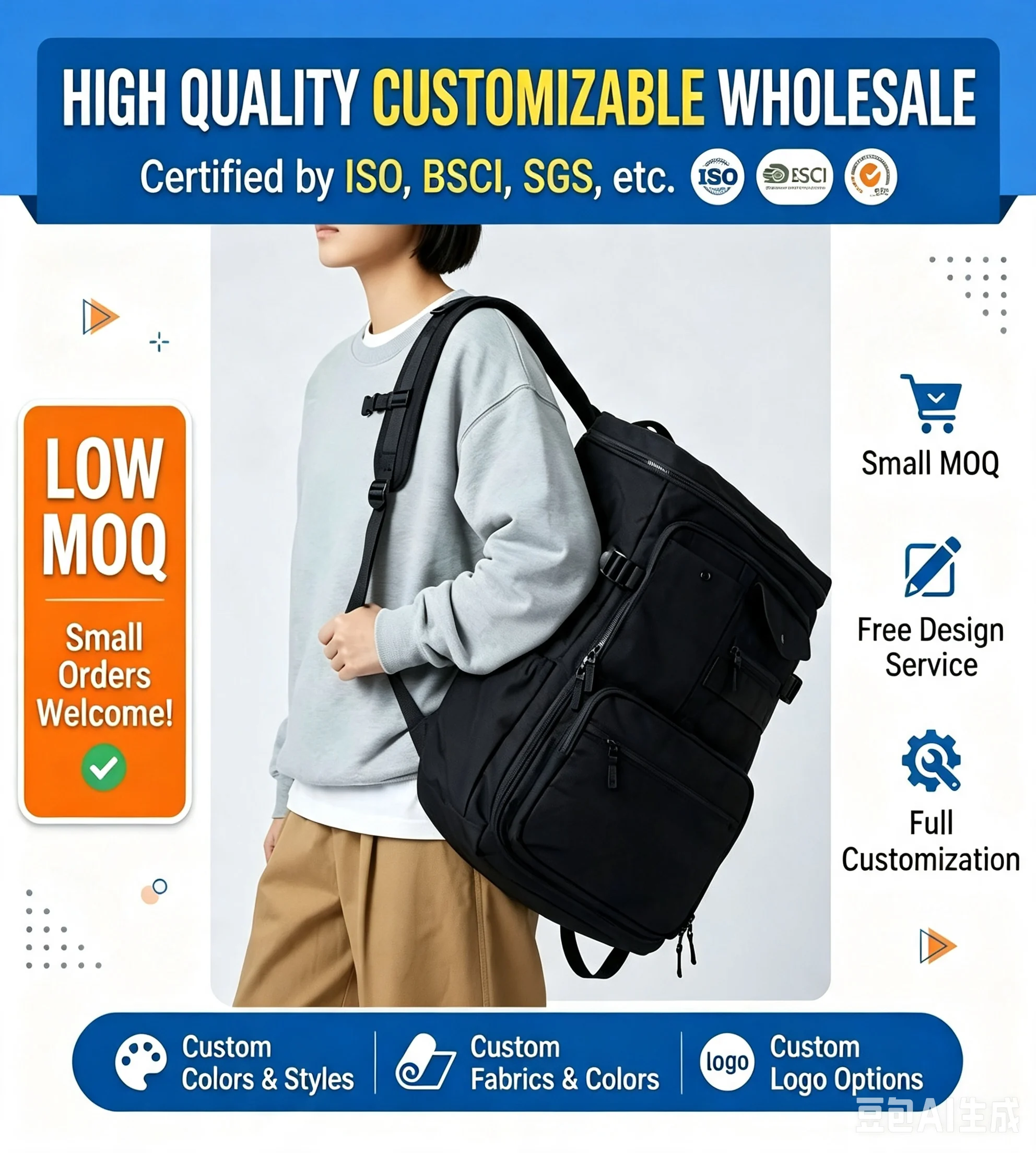 Custom Tactical Camouflage Backpack