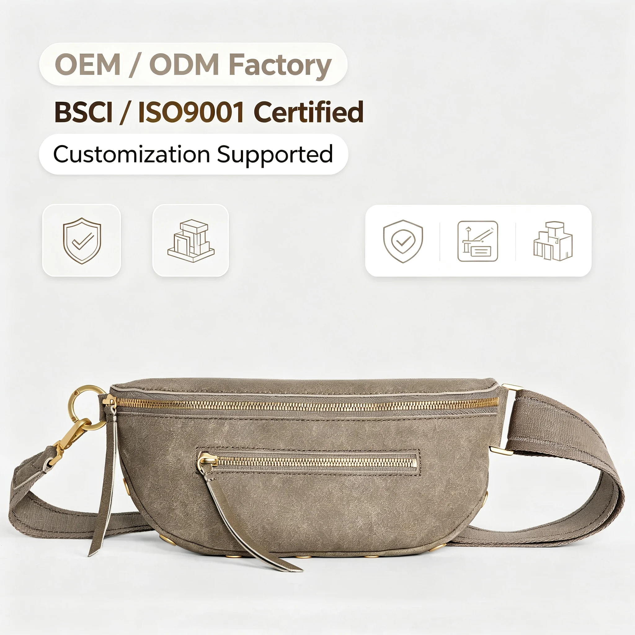 marsupio in PU personalizzato