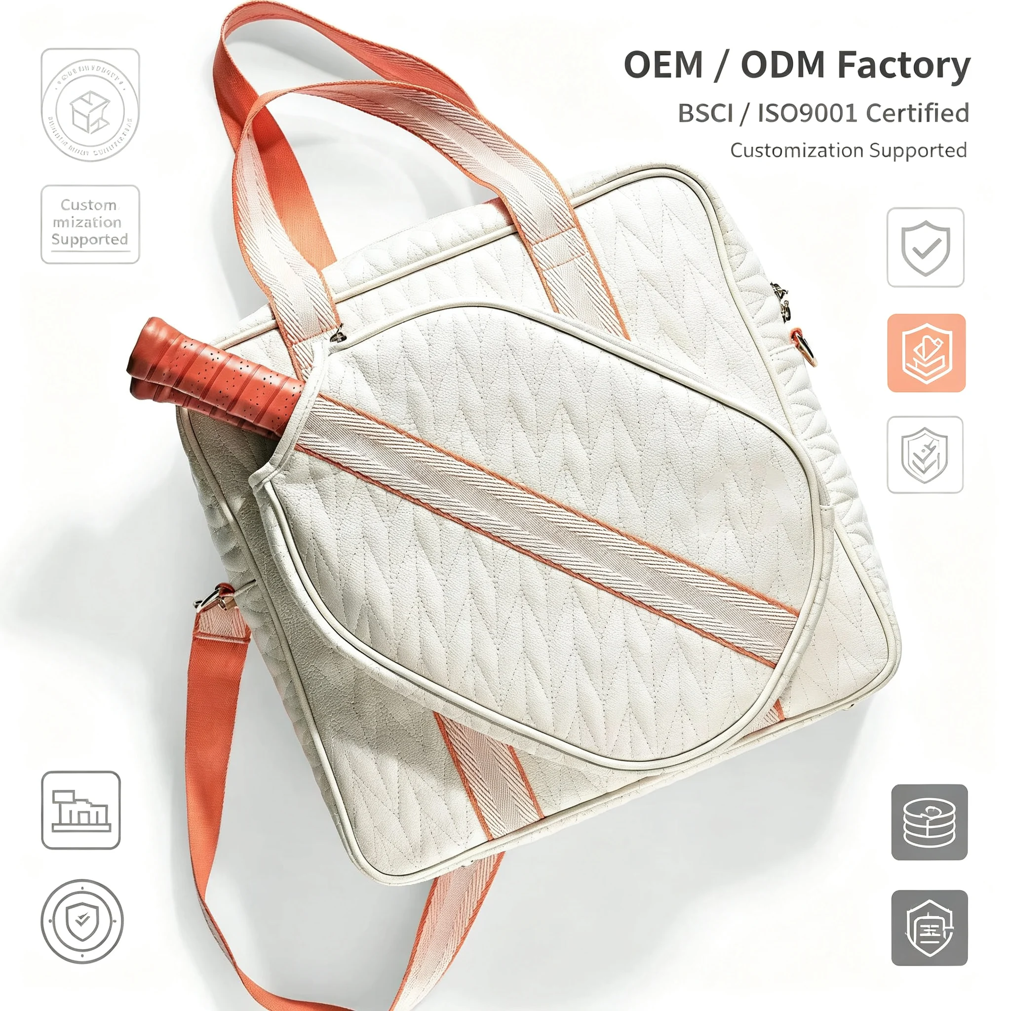 borsa tote pickleball personalizzata
