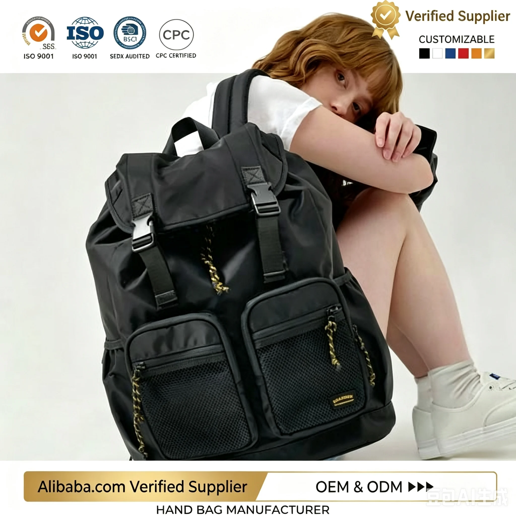Custom Foldable daily-use Backpack