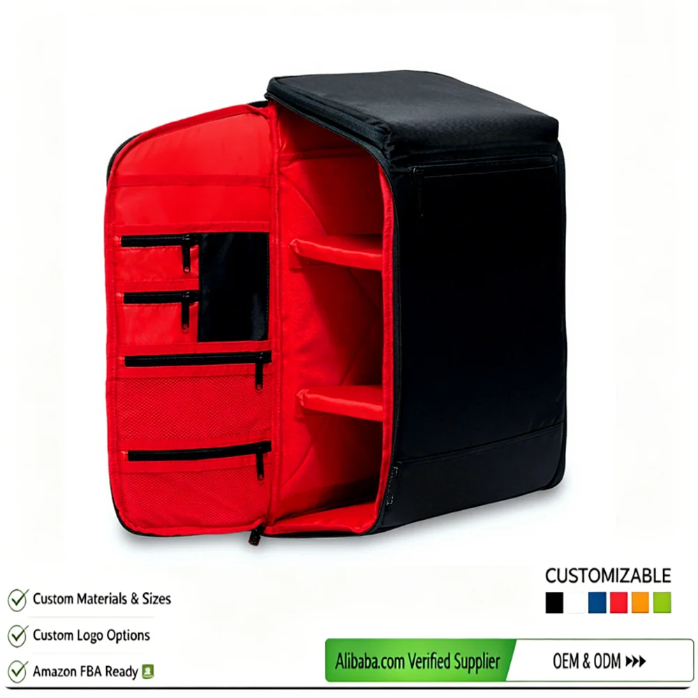 Custom sneaker travel backpack for private label bag manufacturing