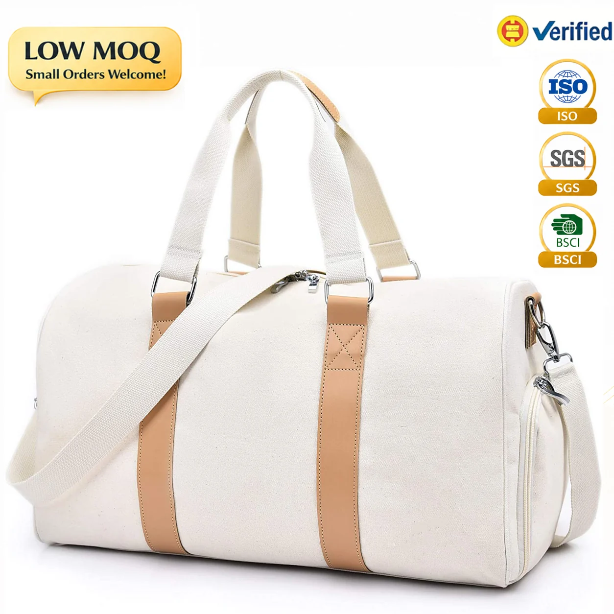 borsone canvas personalizzata