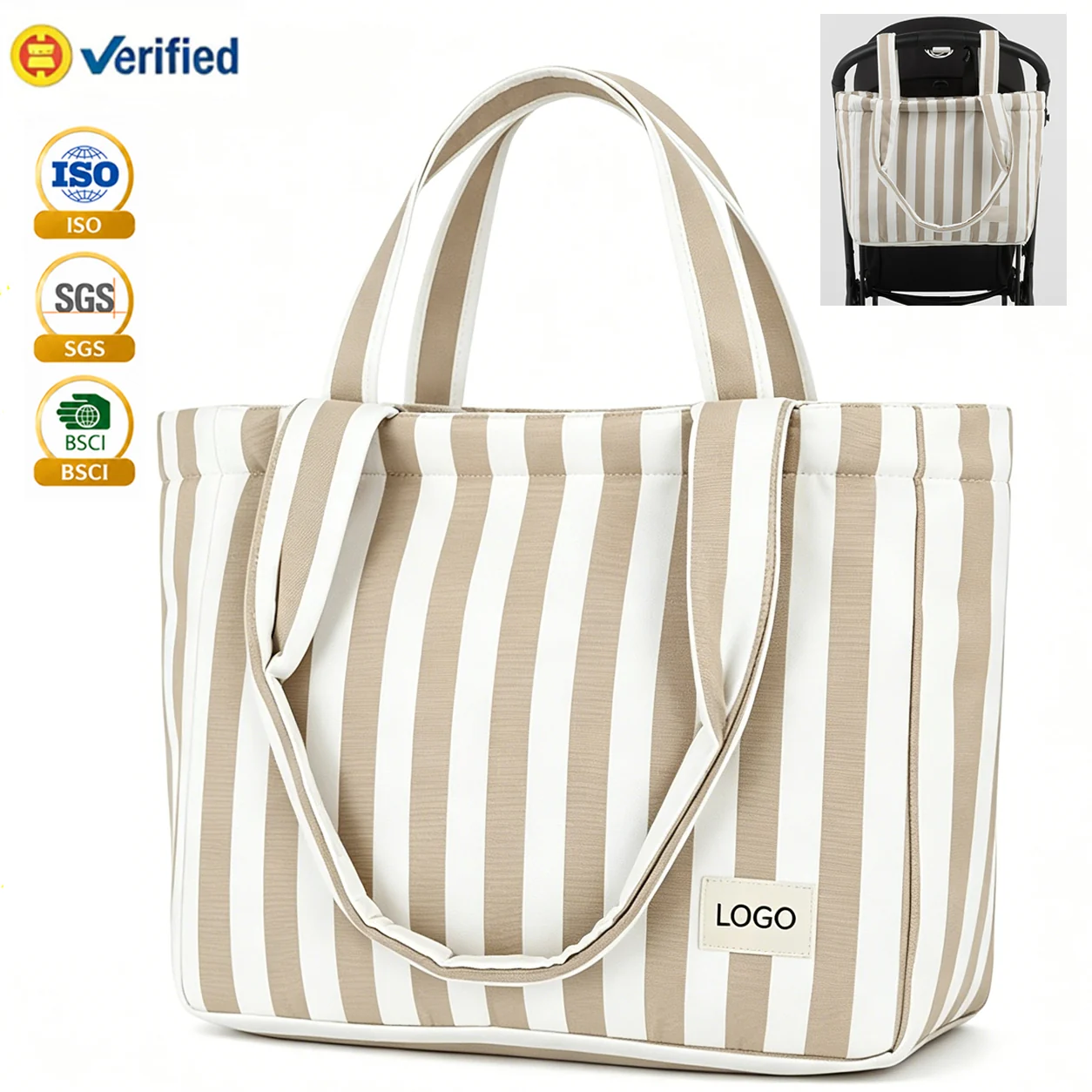 Sac pour poussette en polyester