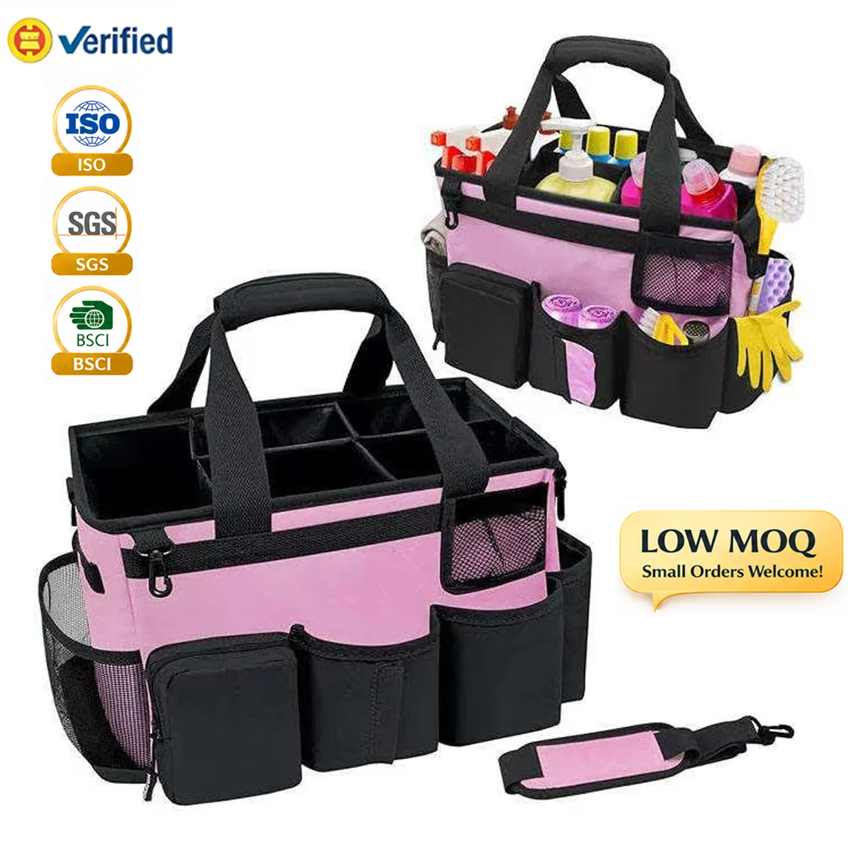 Custom Professional Cleaning Tool Organizer Multi-Purpose Storage Bag