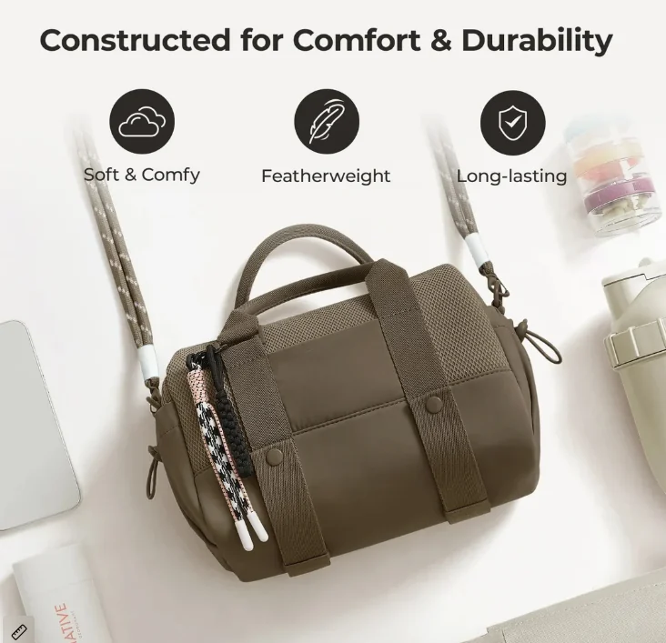 Custom 5.5L Nylon Custom Womens Mini Duffle Tote