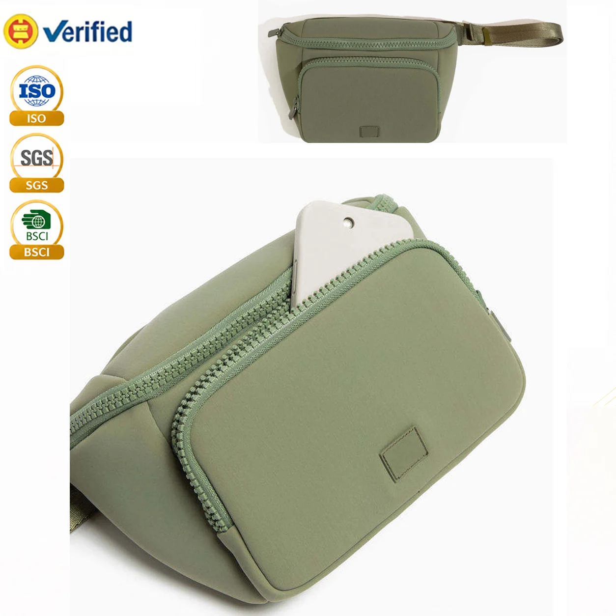 Custom daily-use Neoprene Sport Waist Bag & Fanny