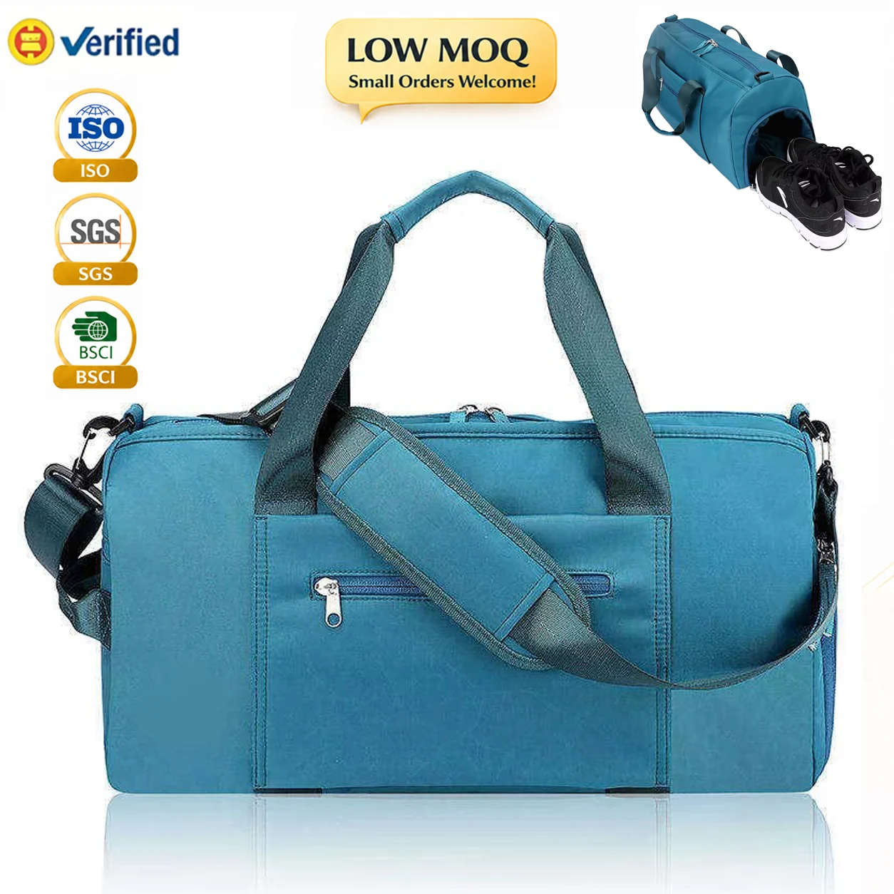 Custom Large Capacity Travel Duffel Bag Sports Gym