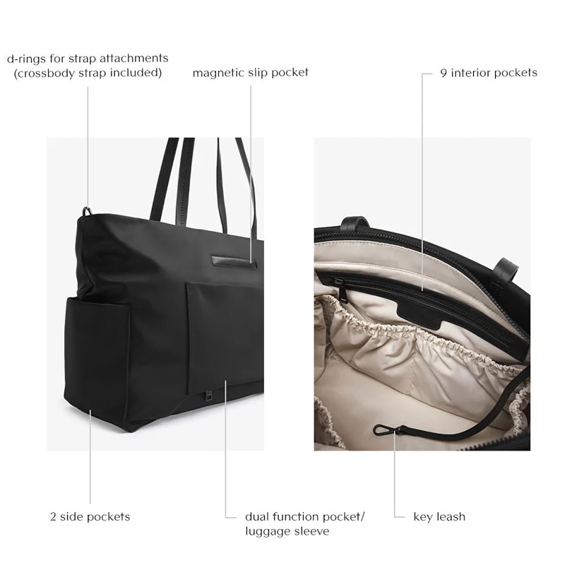 Sac à langer en nylon