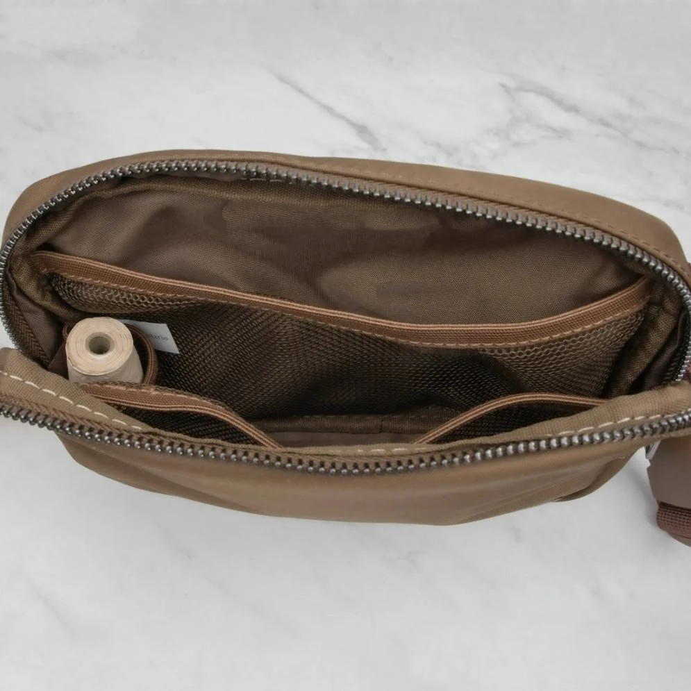 Custom Mini Nylon Women's Waist Pack Zipper Closure